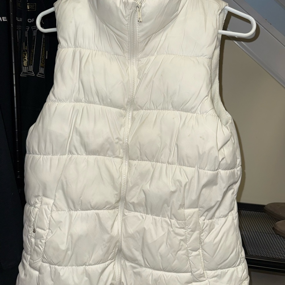 White Puffer Vest